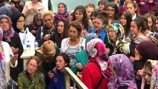 TRAFİK KAZASI BABA VE İKİZ ÇOCUKLARI KIZILCAHAMAM'DA DEFNEDİLDİ