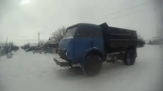 Переехал экшнкамеру ЗиЛом.Немного МаЗа.Грусть.