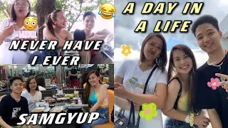 A DAY IN THE LIFE: Friends, never have i ever, samgyup and more! 🍞 | Merell Paramio