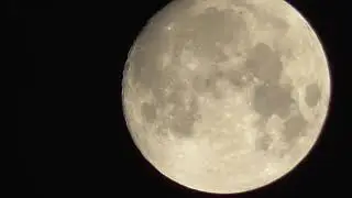 Возможности зума Panasonic HC V 260.Луна.////Zoom capabilities Panasonic HC V 260 Moon.