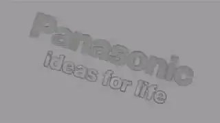 I Accidentally Panasonic Logo in Pitch White (My Version)