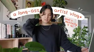 hang out with me while I draw & yap for 2 hours lol ★ sept art vlog