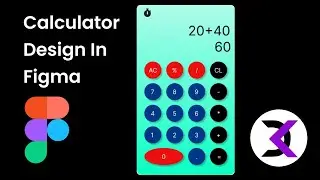 Calculator design in figma | Calculator design | figma design | figma tutorial