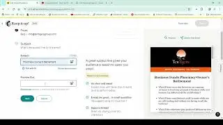 How to Send a Mass Email from an Email Template in MailChimp
