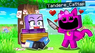 Escaping YANDERE CatNap in Minecraft!