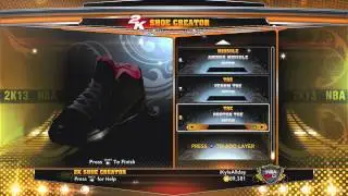 NBA 2K13 - Shoe Creator - Yeezy 2 Solar Reds