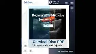 Ultrasound Guided, Flouro Confirmed: Cervical Intra-Discal PRP Injections