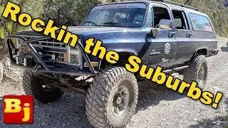 Overlanding, Rock Crawling, Grocery Getting Square Body Suburban on 40s!