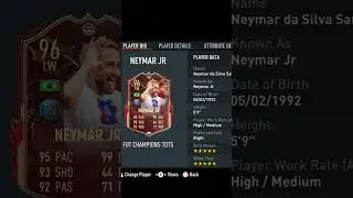 I Packed 96 Red Neymar on the RTG 