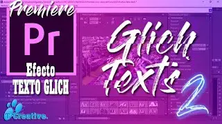 Como hacer efectos de texto en Adobe Premiere Parte #2
