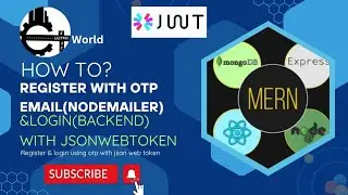 How to?Register with otp| login | using jsonwebtoken| for | Invoice-Generator | MERN Stack(Back-End)