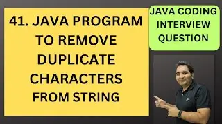 41. Java Program to Remove Duplicate Words | RD Technical Learning