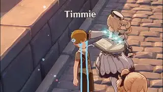 slapping timmie after murdering his chickens