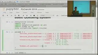 Pycon UK 2016: Queueing and Python: pip install ciw