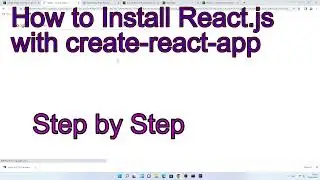 #4 react install | short video | reactjs example