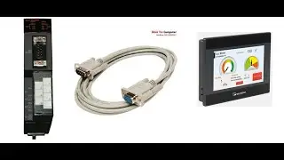 PLC QJ71C24N-(CH1 RS232) Connect to MT8071ip (HMI)