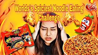 SPICY NOODLES CHALLENGE🔥| Korean Fire Noodles Challenge 🔥🔥🔥 | #24hrschallenge