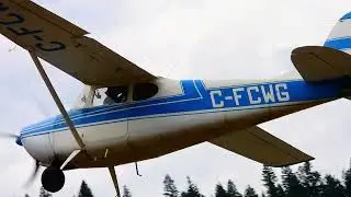 Cessna 170B Windy Takeoff