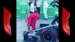 VETTEL CHECANDO o CARRO da MERCEDES APÓS o GP do JAPÃO - F1 2019