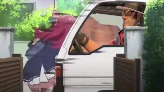 Sniper From TF2 Runs Over Anime Woman But It's Edited Correctly