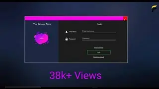 Modern login UI Winforms C# 2022  Part 1 with Source Code || Transparent  dragging Validation