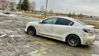 Когда ты одет не по погоде))) Mazda 3 BL