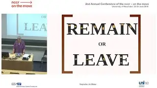 Keynote by Jo Shaw at the nccr – on the move Annual Conference on 23 June 2016.