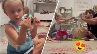 Wait till End 😍.... Posie and Coal Playing 😍 | The Labrant Fam