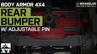 Jeep Wrangler Body Armor 4x4 Rear Bumper - Adjustable Pin (2007-2018 JK) Review & Install