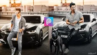 PicsArt Realistic Classic Boy With Car Photo Editing Tutorial Step by Step in Hind