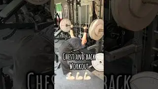 CHEST and BACK WORKOUT💪🏻