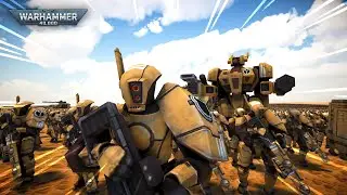 TAU FIRE FORT v's ORKS v's NURGLE! | UEBS 2 Warhammer 40K