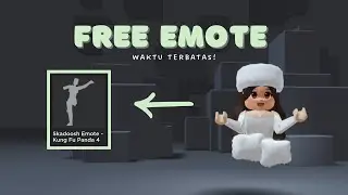 CARA MENDAPATKAN SKADOOSH EMOTE GRATIS [FREE ITEMS] - ROBLOX INDONESIA 🇮🇩