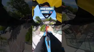 The craziest bike race 😱🔥 (Urban downhill pro tour Grenoble 2024)   #vélo #vtt #bike #urbandh #jump