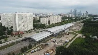 МЦД-1 Славянский бульвар, скоро открытие.