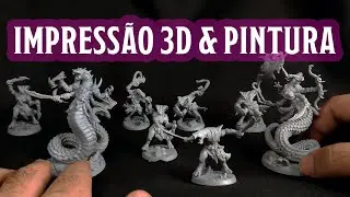 IMPRESSÃO 3D - TRIBO DE YUAN-TI PARA MEU RPG EM CHULT - D&D - TOMB OF ANNIHILATION