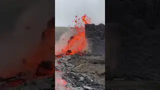 Извержение вулкана в Исландии
