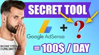 How To Make Money With Google Adsense in on AUTOPILOT ($100 a Day) - SECRET TOOL GIVEAWAY