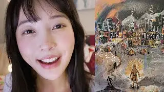 80 ASMR Reading Winter's Novel with beautiful art works