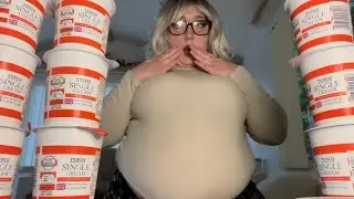 10 LITRES OF CREAM!!! 35,000 CALORIES 😋