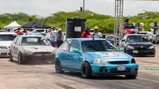 JDM & Euro Cars Battle For The Fastest Time At Drag Meet!