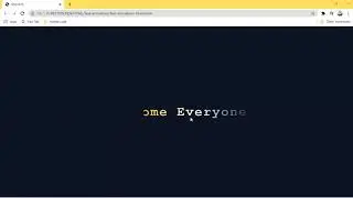 TEXT-ANIMATION USING HTML5 AND CSS3|TEXT-ANIMATION-1|HTML5|CSS3|TEXT-ANIMATION TUTORIAL.
