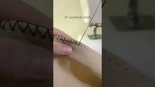 10 stitches you need to know #7 how to sew an overlock stitch 