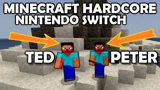 2-Player Minecraft HARDCORE Desert Island (Part 1) | Nintendo Switch | The Basement