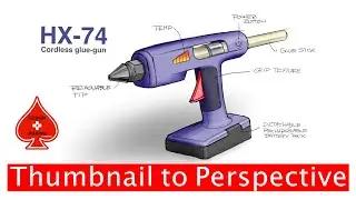 Product Design: Sketching to Perspective Rendering
