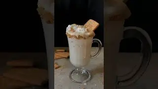 Молочный коктейль с печеньем #коктейль #мороженное #вкусно