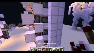 Minecraft механизмы #12 Супер скоростной лифт в Minecraft 1.6+
