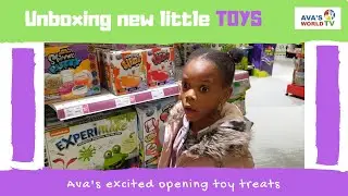 UN-BOXING NEW TOYS - Ava gets some new toys for a treat