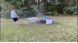 Morning routine on the Homestead.