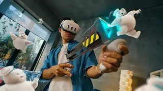 Meta Quest 3 mixed reality promotional demos